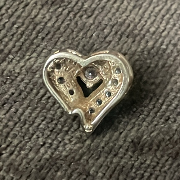 Real DIAMOND 10K PENDANT Yellow Gold 1/4 Carat Heart Shaped Fine Jewelry - Picture 12 of 16